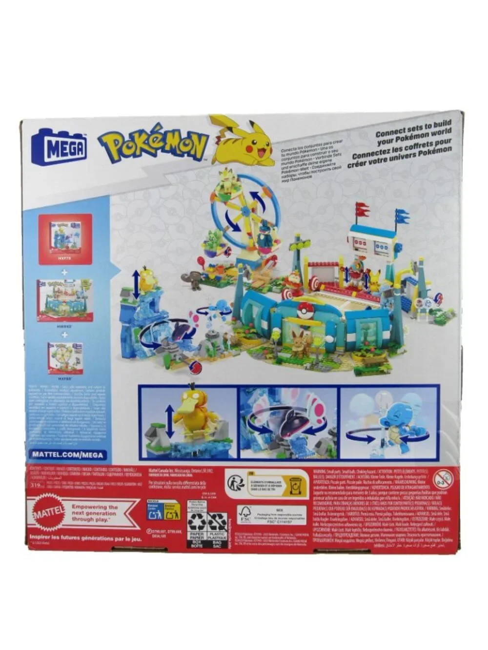 MEGA Pokémon Building Toys Set Aquatic Adventure with 319 Pieces HXF79